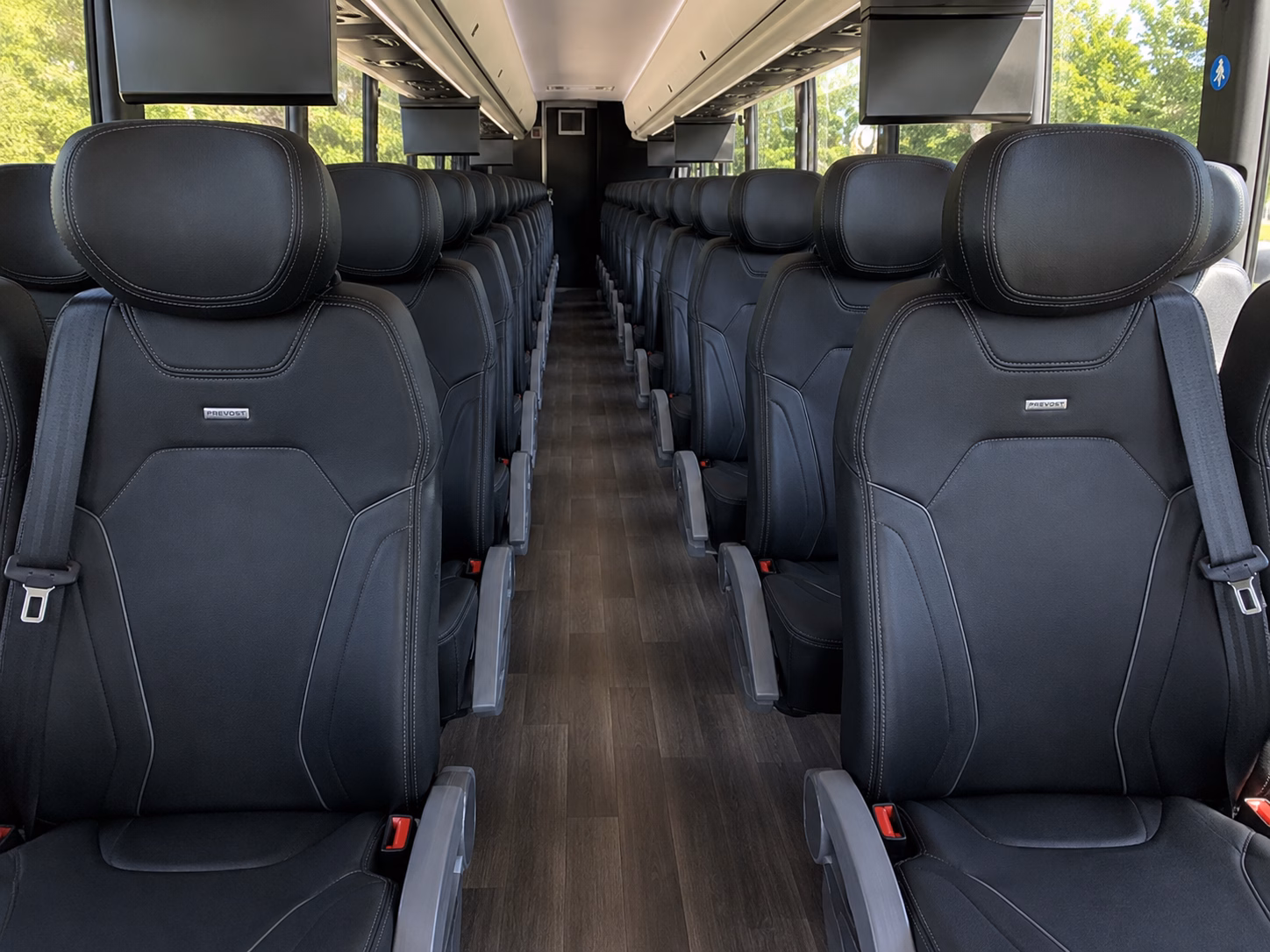 orlando charter bus services interior
